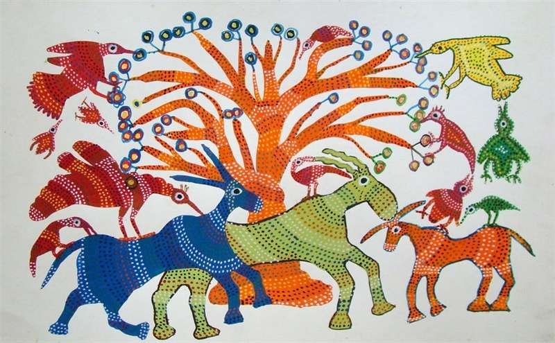 Gond Art: The Tribal Ancient Indian art through Vibrant Colors and Patterns