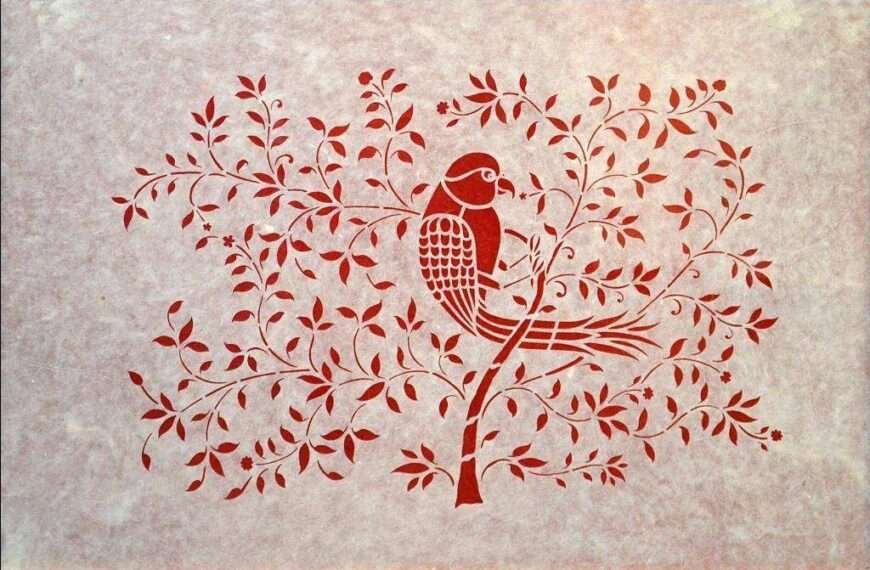 Ancient Indian art of Paper Stencil Craft of Mathura: Sanjhi Art