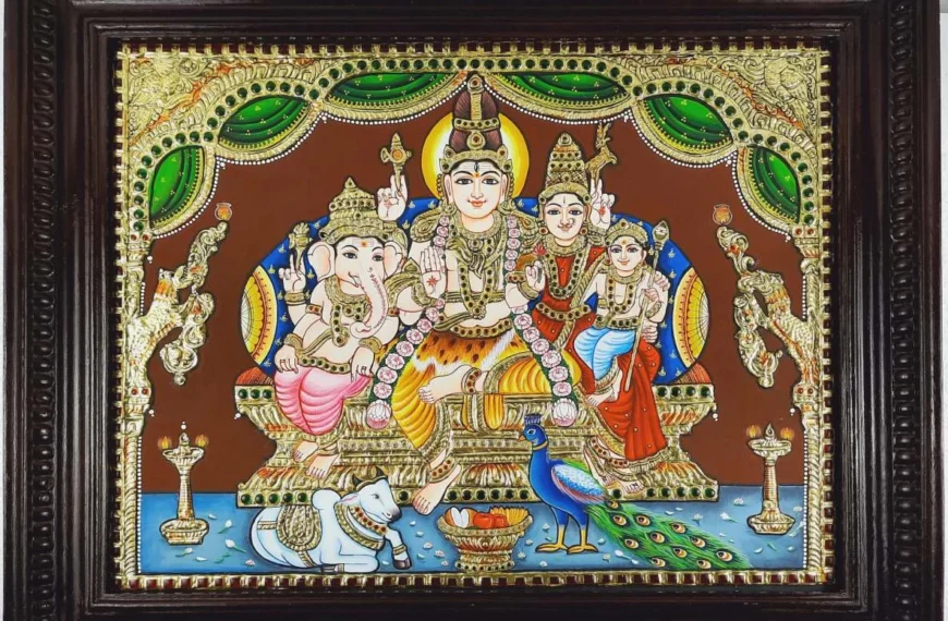 The Timeless Legacy of Glorious Tanjore Painting: A Glimpse into South Indian Royalty