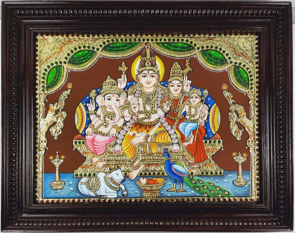 The Timeless Legacy of Glorious Tanjore Painting: A Glimpse into South Indian Royalty